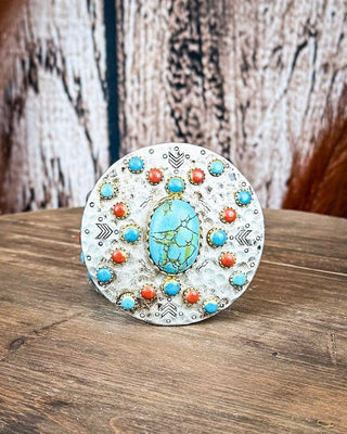 Tough 1 - Turquoise Stones Trinket Box – Gift Items from Bronco Western Supply Co.