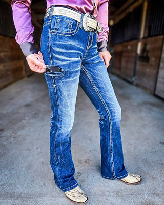 Trainer 2 Jeans in Dark Wash by Cowgirl Tuff – Apparel from Bronco Western Supply Co.