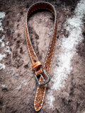 "Tuff" Natural/Ivory Floral Filigree Hooey Belt - Apparel - Hooey - Bronco Western Supply Co.