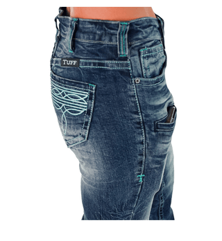 Turquoise Boot Stitch Bootcut Jeans – Apparel from Bronco Western Supply Co.
