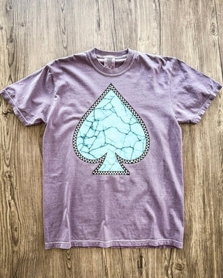 Turquoise Spade Graphic Tee – Apparel from Bronco Western Supply Co.