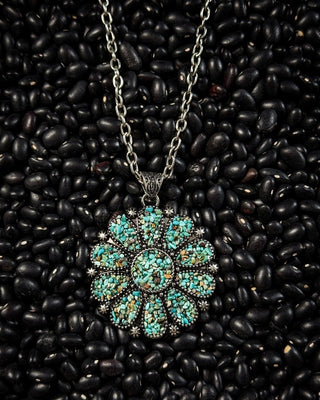 Valera Aqua Cluster Fashion Necklace – Jewelry from Bronco Western Supply Co.