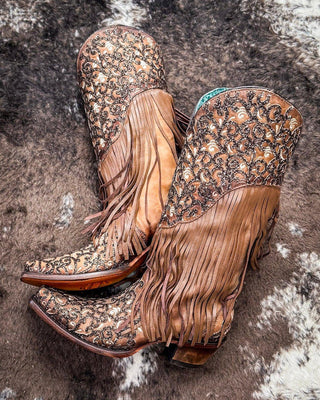 Velorosa Fringed Corral Boot – Women's Boots from Bronco Western Supply Co.