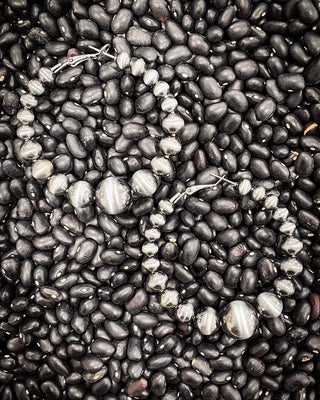 Vera Navajo Style Pearl Fashion Hoops - Silver – Jewelry from Bronco Western Supply Co.