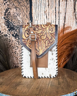 Vesper Hair on Hide Phone Crossbody Bag – Purses & Wallets from Bronco Western Supply Co.