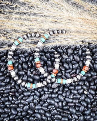 Vibe Navajo Style Pearl Large Fashion Hoops – Jewelry from Bronco Western Supply Co.