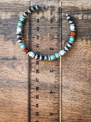 Vibe Navajo Style Pearl Large Fashion Hoops – Jewelry from Bronco Western Supply Co.
