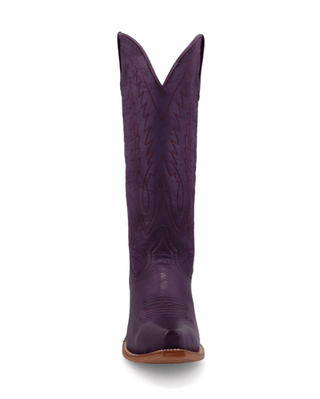 Victoria Black Star Leather Boots - Plum – Women's Shoes from Bronco Western Supply Co.