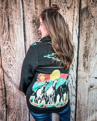 Vintage Stay Wild Sweater by Sterling Kreek – Apparel from Bronco Western Supply Co.