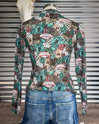 Viva Las Cowgirl Mesh Top by Sterling Kreek – Apparel from Bronco Western Supply Co.