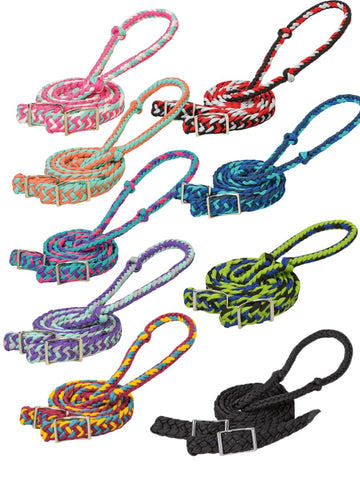 Weaver - Braided Nylon Barrel Reins - Reins - Weaver Leather - Bronco Western Supply Co.