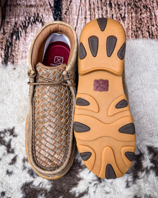 Wesley Chukka Driving Moc - Bomber and Tan – Women's Shoes from Bronco Western Supply Co.