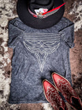 Western Boot Stitch Graphic Tee - Black - Apparel - Bronco Western Supply Co. - Bronco Western Supply Co.