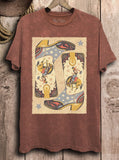 Western Boots Graphic Tee - Vintage Wine - Apparel - Bronco Western Supply Co. - Bronco Western Supply Co.