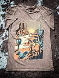 Western Way Graphic Tee - Mocha - Apparel - Bronco Western Supply Co. - Bronco Western Supply Co.