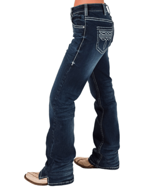 White Boot Stitch Bootcut Jeans – Apparel from Bronco Western Supply Co.
