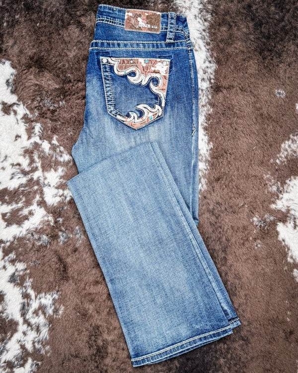 Wild Hide Women's Easy Fit Boot Cut Jeans by Grace in LA – Apparel from Bronco Western Supply Co.