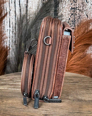 Wild Prairie 3 - Piece Bag Set in Brown by Wrangler – Purses & Wallets from Bronco Western Supply Co.