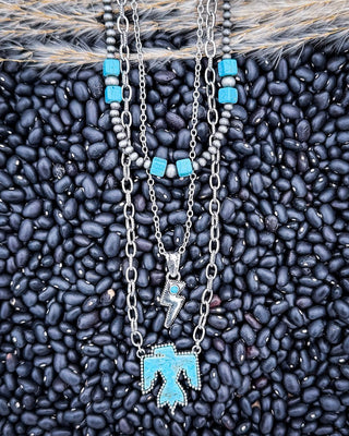 Wild Thunder Layered Fashion Necklace – Jewelry from Bronco Western Supply Co.