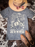 Wild West Cowboy Graphic Tee - Gray - Apparel - Bronco Western Supply Co. - Bronco Western Supply Co.