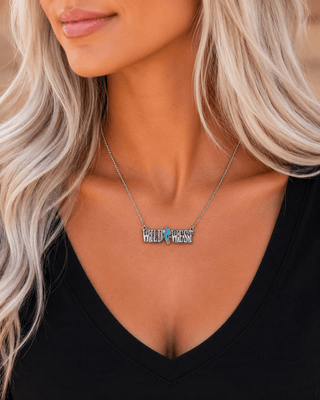 Wild West Nights Necklace in Teal – Jewelry from Bronco Western Supply Co.