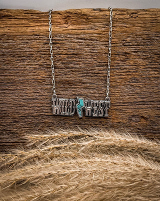 Wild West Nights Necklace in Teal – Jewelry from Bronco Western Supply Co.