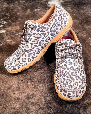 Winny Twisted X Boat Shoe Driving Moc - Leopard – Women's Shoes from Bronco Western Supply Co.