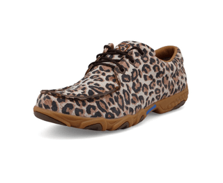 Winny Twisted X Boat Shoe Driving Moc - Leopard – Women's Shoes from Bronco Western Supply Co.