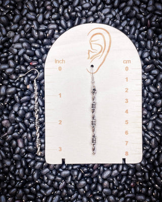 Wire Dangle Fashion Earrings - Silver – Jewelry from Bronco Western Supply Co.