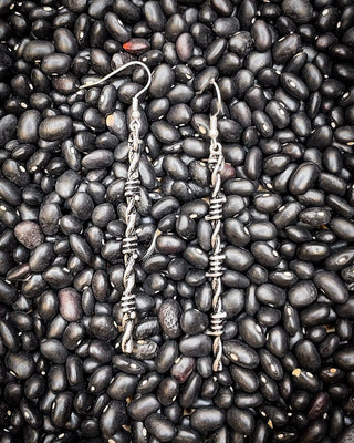 Wire Dangle Fashion Earrings - Silver – Jewelry from Bronco Western Supply Co.