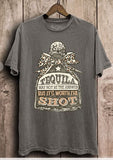 Worth The Shot Graphic Tee - Stone Gray - Apparel - Bronco Western Supply Co. - Bronco Western Supply Co.