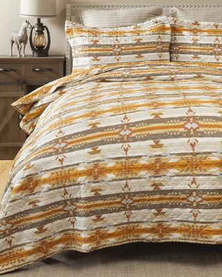 Wrangler Amarillo Sunset Quilt Set – Home Decor from Bronco Western Supply Co.
