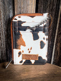 Wrangler Cow Print Card Case - Brown - Purses & Wallets - Wrangler - Bronco Western Supply Co.