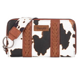 Wrangler Cow Print Wallet - Brown - Purses & Wallets - Wrangler - Bronco Western Supply Co.