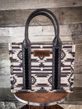 Wrangler Southwestern Print Small Canvas Tote/Crossbody - Black - Purses & Wallets - Wrangler - Bronco Western Supply Co.