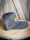 YeeHaw Trucker Cap - Black - Apparel - Bronco Western Supply Co. - Bronco Western Supply Co.