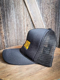 YeeHaw Trucker Cap - Black - Apparel - Bronco Western Supply Co. - Bronco Western Supply Co.