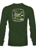 "Zenith" Olive Hooey Long Sleeve Shirt - Apparel - Hooey - Bronco Western Supply Co.