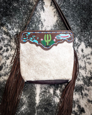 Myra Bag - Crown Hand Tooled Bag