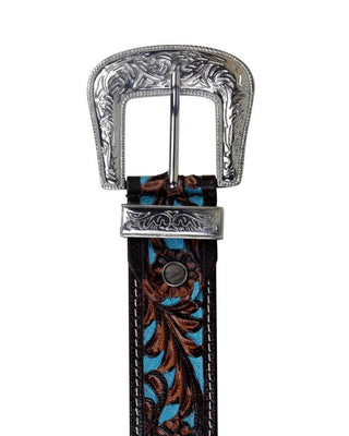 Myra Bag - Turquoise Hand Tooled Leather Belt – Apparel from Bronco Western Supply Co.