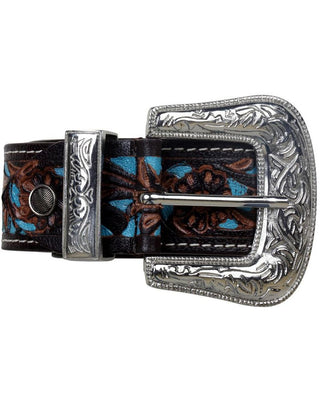Myra Bag - Turquoise Hand Tooled Leather Belt – Apparel from Bronco Western Supply Co.