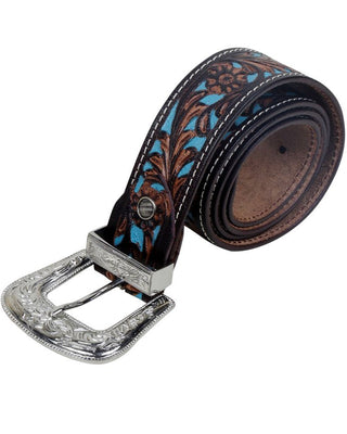 Myra Bag - Turquoise Hand Tooled Leather Belt – Apparel from Bronco Western Supply Co.