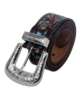 Myra Bag - Turquoise Hand Tooled Leather Belt – Apparel from Bronco Western Supply Co.